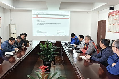 全国链传动标准化技术委员会秘书长王海鸥莅临黄山九游检查指导工作